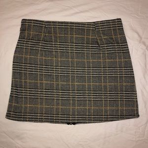 Sky and Sparrow | Plaid Mini Skirt